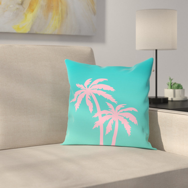 Bless international Palm Tree Cotton Pillow Cover Wayfair